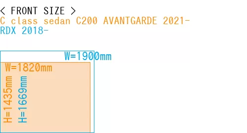 #C class sedan C200 AVANTGARDE 2021- + RDX 2018-